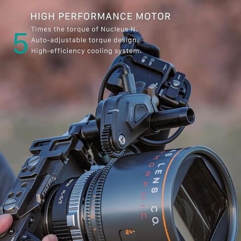 Tilta Nucleus Nano II Power Handle Kit - Wireless Lens Control System | Includes Hand Wheel, 2 Motors, Power Handle + More | Wireless Zoom, Focus, Aperture Control | Follow Focus | Touch Screen in Kuwait