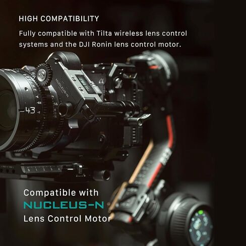 Tilta Nucleus Nano II Power Handle Kit - Wireless Lens Control System | Includes Hand Wheel, 2 Motors, Power Handle + More | Wireless Zoom, Focus, Aperture Control | Follow Focus | Touch Screen in Kuwait
