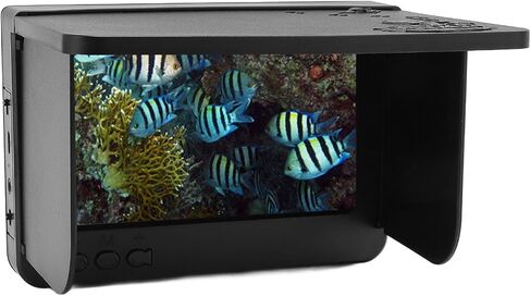 Fabater Underwater Fishing Camera, 5.0 Inch HD Screen 1500cd Brightness Ice Fishing Camera, Fish Finder with Adjustable Backlight Background Color for Ice Underwater in Kuwait