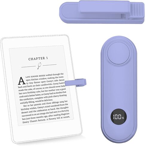 Remote Page Turner for Kindle Reading Accessories | Clicke for iPad iPhone Android Tablets E-Book Reading Noels, Camera Remote Shutter Selfie Controller, Orange in Kuwait