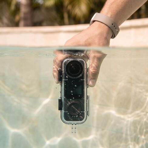 4K Underwater Camera 30M Water Proof, Dual Lens WiFi Vlog Camera with 1.53 Inch Screen, Helmet Bike Mount for Cycling Travel in Kuwait
