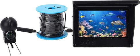 Underwater Fishing Camera 1080P High Definition with 4.3" Screen for Ice Fishing and Aquaculture Portable Fish Finder in Kuwait