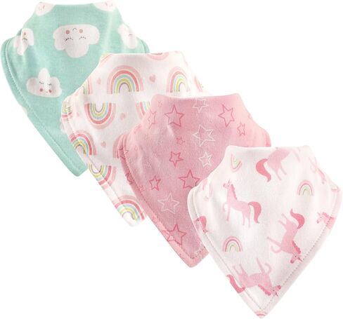 Luvable Friends Unisex Baby Cotton Bandana Bibs in Kuwait