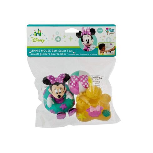 The First Years Disney Minnie Mouse Squirties Baby Bath Toys - Squishy Toddler Toys for Bath, Pool, and Everyday - 3 Count in Kuwait