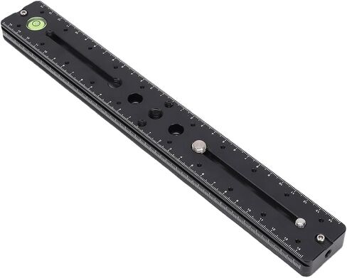 300mm Dual Dovetail Extender Rail Sliding Plate Rail Sliding Plate Long Multi Hole Node with Bubble Level Anti Slip Spikes for Camera in Kuwait
