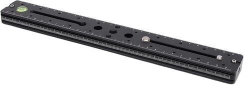 300mm Dual Dovetail Extender Rail Sliding Plate Rail Sliding Plate Long Multi Hole Node with Bubble Level Anti Slip Spikes for Camera in Kuwait