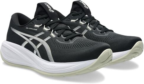 ASICS Women's Gel-Cumulus 28 Running Shoes, 6.5, Black/White in Kuwait