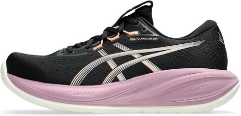 ASICS Women's Gel-Cumulus 28 Running Shoes, 9, Black/Taro Purple in Kuwait