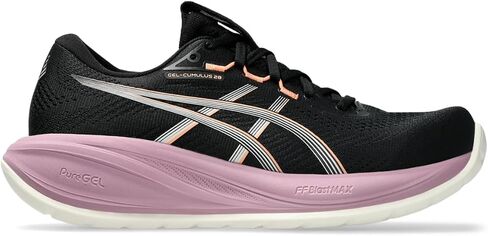 ASICS Women's Gel-Cumulus 28 Running Shoes, 9, Black/Taro Purple in Kuwait