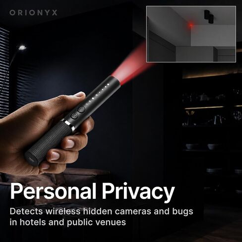 Hero Pen Hidden Camera Detector | Privacy Pen Anti-Spy Camera Finder, Bug and GPS Tracker Detector, For Home, Office, and Travel, Perfect for Gift in Kuwait