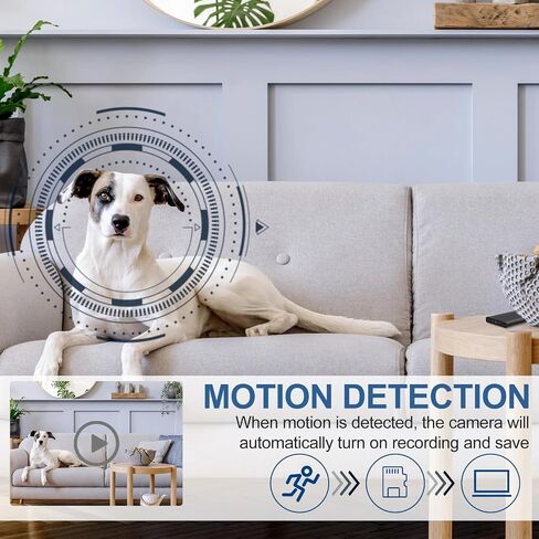 1080P HD Hidden Spy Camera with Motion Detection Small Nanny Cam | Night Vision, Portable Body Cam, 20 hours Long Battery Life, Loop Recording, No Need Wifi, for Home/Office/Indoor/Outdoor in Kuwait