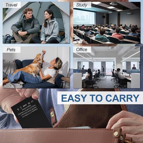 1080P HD Hidden Spy Camera with Motion Detection Small Nanny Cam | Night Vision, Portable Body Cam, 20 hours Long Battery Life, Loop Recording, No Need Wifi, for Home/Office/Indoor/Outdoor in Kuwait