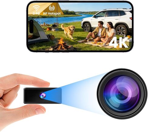 UCOCARE No WiFi Security Camera, 4K Wireless Mini Indoor Outdoor Camera in Kuwait