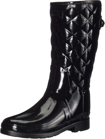 Hunter Footwear womens Refined Short Quilted GlossRain Boot in Kuwait