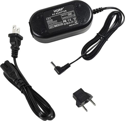 HQRP Replacement AC Adapter/Charger Compatible with Canon FS30, FS300, FS31 Camcorder with USA Cord & Euro Plug Adapter (Desk Style) in Kuwait