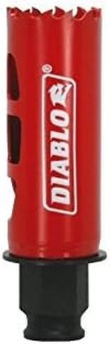 Diablo Bi-Metal Hole Saw - 1-3/16" Diameter | With Variable Tooth Design for Faster Cuts - Fits with Snap-Lock Plus Mandrel System - DHS1188 in Saudi Arabia