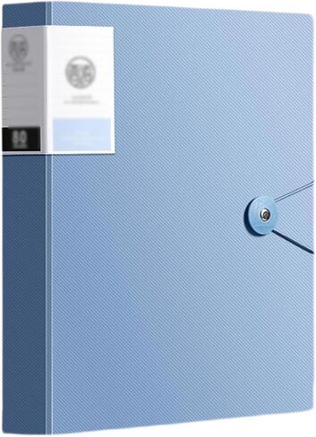 A4 Portfolio Binder, Presentation Binder, A4 Presentation Portfolio Binder with 80 Clear Plastic Sleeves - Multicolor Document Organizer for Projects and Reports(Purple) in Kuwait