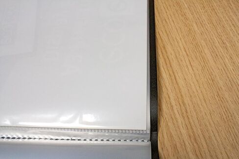 eco-eco A3 100% Recycled 40 Pocket Black Flexible Cover Portfolio Book Folder Display Book, eco193 in Kuwait