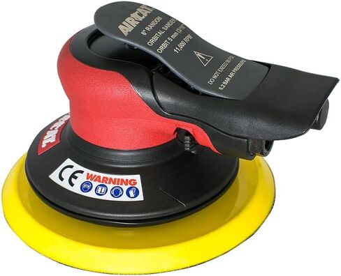 AIRCAT 6700-6-336 3/16-Inch Non Vac Orbital Palm Sander for Professional Use - Advanced Silencing Technology - Ergonomic Grip - Double-Sealed Motor - Smooth Throttle Lever - 11,000 RPM in Saudi Arabia