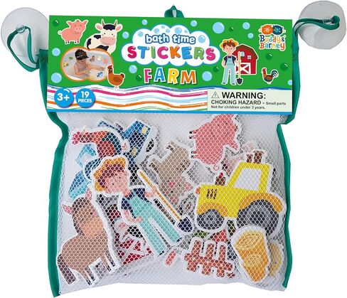 VARUN Buddy & Barney | Farm Bath Time Stickers - Bath Tub Fun for Kids & preschoolers BB146 in Kuwait