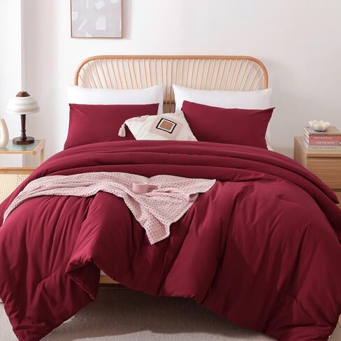 ROSGONIA Pink California King Comforter Set, 3pcs Oversized Boho Lightweight Microfiber Blanket Quilts, Gifts | Lightweight All Season Blanket, 1 Comforter, 2 Pillowcases, Boho Bedroom Décor, Easy Care in Kuwait
