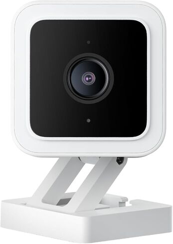 WYZE Cam v3 1080P HD WiFi Indoor/Outdoor Security Camera, White | Color Night Vision, 2-Way Audio, Pet/Baby Monitor, MicroSD Card Slot, Compatible with Alexa & Google in Kuwait