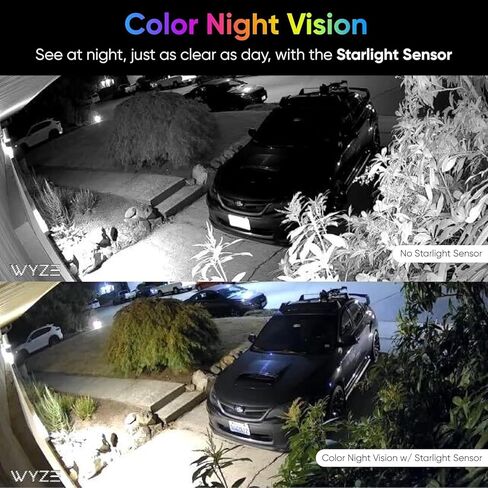 WYZE Cam v3 1080P HD WiFi Indoor/Outdoor Security Camera, White | Color Night Vision, 2-Way Audio, Pet/Baby Monitor, MicroSD Card Slot, Compatible with Alexa & Google in Kuwait