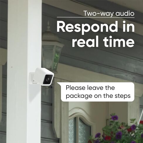 WYZE Cam v3 1080P HD WiFi Indoor/Outdoor Security Camera, White | Color Night Vision, 2-Way Audio, Pet/Baby Monitor, MicroSD Card Slot, Compatible with Alexa & Google in Kuwait