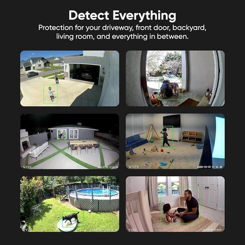 WYZE Cam v3 1080P HD WiFi Indoor/Outdoor Security Camera, White | Color Night Vision, 2-Way Audio, Pet/Baby Monitor, MicroSD Card Slot, Compatible with Alexa & Google in Kuwait