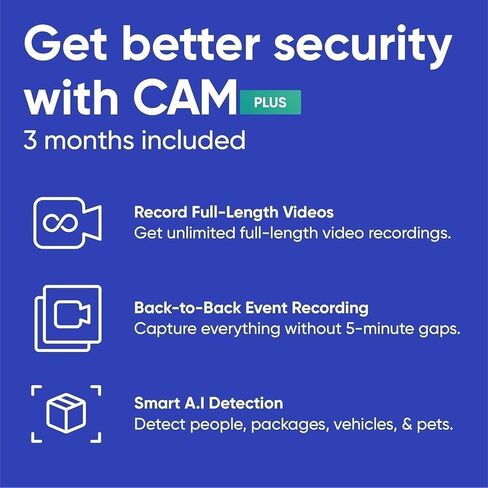 WYZE Cam v3 1080P HD WiFi Indoor/Outdoor Security Camera, White | Color Night Vision, 2-Way Audio, Pet/Baby Monitor, MicroSD Card Slot, Compatible with Alexa & Google in Kuwait