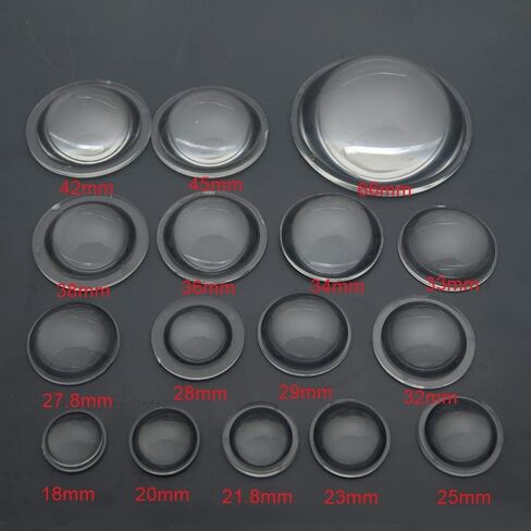 10-38mm PMMA Convex Lens(Clearx10.5mm) in Kuwait