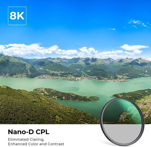 67mm ND8/ND64/ND100/ CPL Lens Filters Kit (4 Pcs) Fixed Neutral Density Circular Polarizing Lens Filter with 24 Multi-Layer Coated for Camera Lens in Kuwait