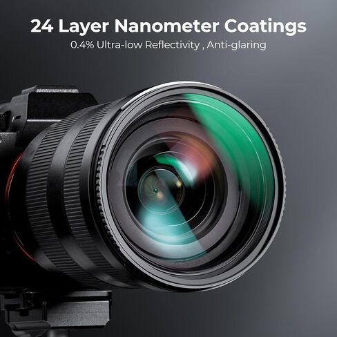 67mm ND8/ND64/ND100/ CPL Lens Filters Kit (4 Pcs) Fixed Neutral Density Circular Polarizing Lens Filter with 24 Multi-Layer Coated for Camera Lens in Kuwait