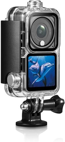 Waterproof Heavy-Duty Seal Case Diving Shell 60m Housing Cover Dual Screen Set for DJI Action 2 in Kuwait