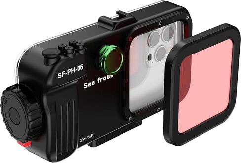 SF-PH-05 Professional Underwater Smartphone Housing Case, 20M/65ft Waterproof,Universal Type Compatible with iPhone and Android (SF-PH-05-20m) in Kuwait