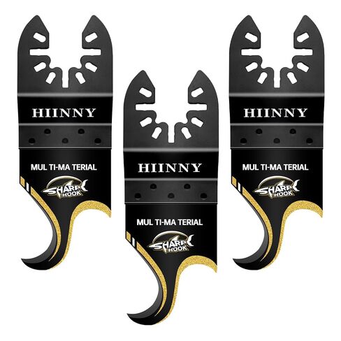 Hook Knife oscillating Tool Blade, 3pcs Multi Tool Blades, Carpet Blades for Roofing Shingles, PVC Floor Carpet, Cardboard in Kuwait