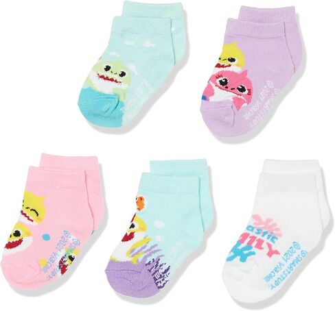 Nickelodeon Baby Baby Shark 5 Pack Shorty Socks in Kuwait