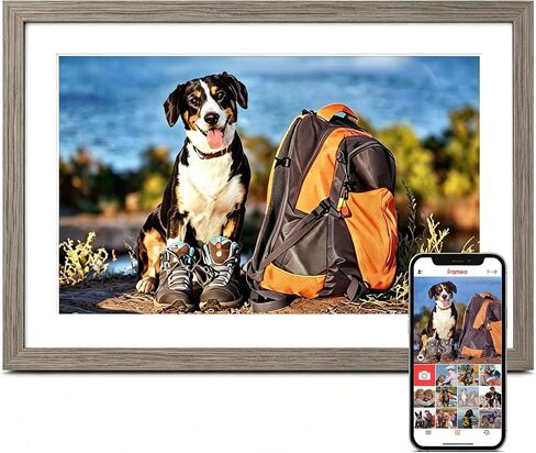 Frameo Digital Picture Frame, 10.1'' Electronic Photo Frame Load from Phone | 1280×800 IPS Touch Screen, 32GB, Easy Share Photos & Videos with Family, Birthday Anniversary Wedding House Warming Gifts in Kuwait