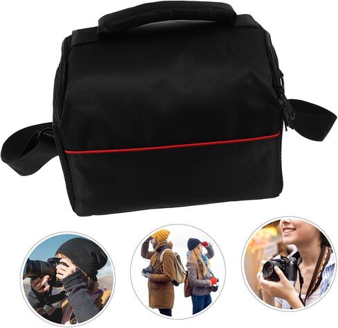 NUOBESTY 1pc Storage Bag Compact Digital Camera Shoulder Bag Mesh Pocket for Accessories Lightweight and for Outdoor Use for Men Women and Students in Kuwait