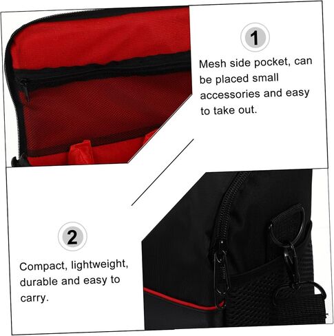 NUOBESTY 1pc Storage Bag Compact Digital Camera Shoulder Bag Mesh Pocket for Accessories Lightweight and for Outdoor Use for Men Women and Students in Kuwait