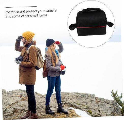 NUOBESTY 1pc Storage Bag Compact Digital Camera Shoulder Bag Mesh Pocket for Accessories Lightweight and for Outdoor Use for Men Women and Students in Kuwait