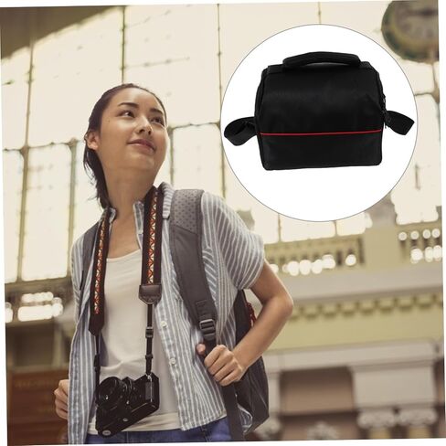 NUOBESTY 1pc Storage Bag Compact Digital Camera Shoulder Bag Mesh Pocket for Accessories Lightweight and for Outdoor Use for Men Women and Students in Kuwait