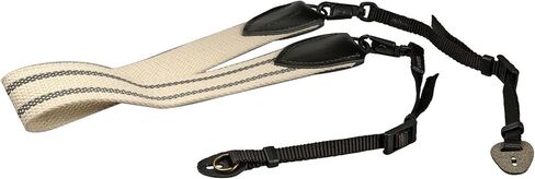 Domke 1.5-Inch Web Camera Strap with Swivel for Mirrorless Cameras - Tan | Non-Slip Design, Compatible with DSLR's, SLR's. Binoculars Strap in Kuwait