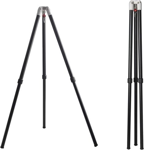 Telescope Tripod, Rubber Pads, Lightweight Tripod for Telescope Stand, Easy Operation, Aluminum Alloy, Adjustable Multifunctional for Astronomical Observation in Kuwait