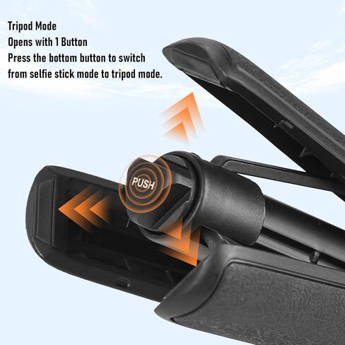 Action Camera Selfie Stick Tripod Portable Magnetic Quick Release Extendable Stand for 6 Photography Aluminum Alloy in Kuwait