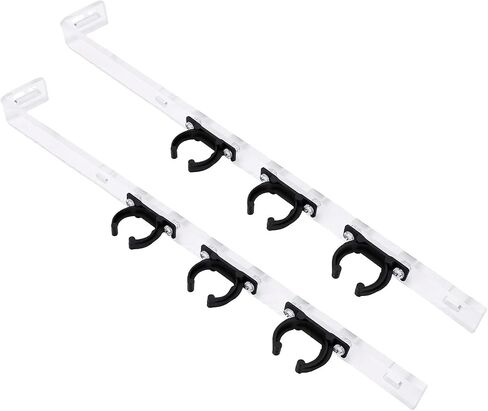 Luocute Acrylic Fish Tank Light Tube Clips, Adjustable Clamp for LED Tube Holder with External Mount Design for Glass Aquarium in Saudi Arabia