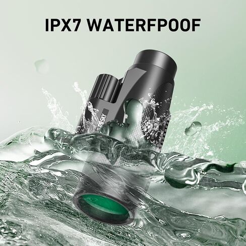 Gosky 15x52 HD Monoculars, Monocular for Adults High Powered with Tripod, Monocular Compact with BAK4 Prism & FMC Lens, Bluetooth Camera Remote, Monoculars for Hunting, Bird Watching, Hiking,Traveling | BAK4 Prism, FMC Optics, IPX7 Waterproof, with Tripod in Kuwait