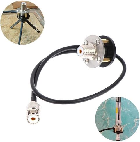 Quick Setups 1/4 Tripod Antennas Mount Bracket Enables Instantly Assembly Saving Time During Emergencies Communications Portable Tripod in Kuwait