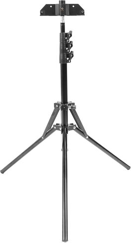 Portable Foldable Lightweight Tripod Stand for Scoreboard Adjustable Height 39cm to 145cm with Tray Slot & Hook for Basketball Football Volleyball Scoreboards in Kuwait