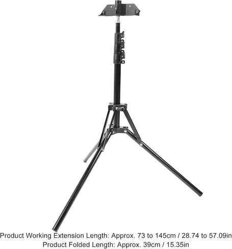 Portable Foldable Lightweight Tripod Stand for Scoreboard Adjustable Height 39cm to 145cm with Tray Slot & Hook for Basketball Football Volleyball Scoreboards in Kuwait